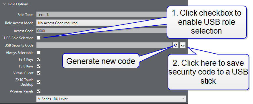 Enable USB role selection